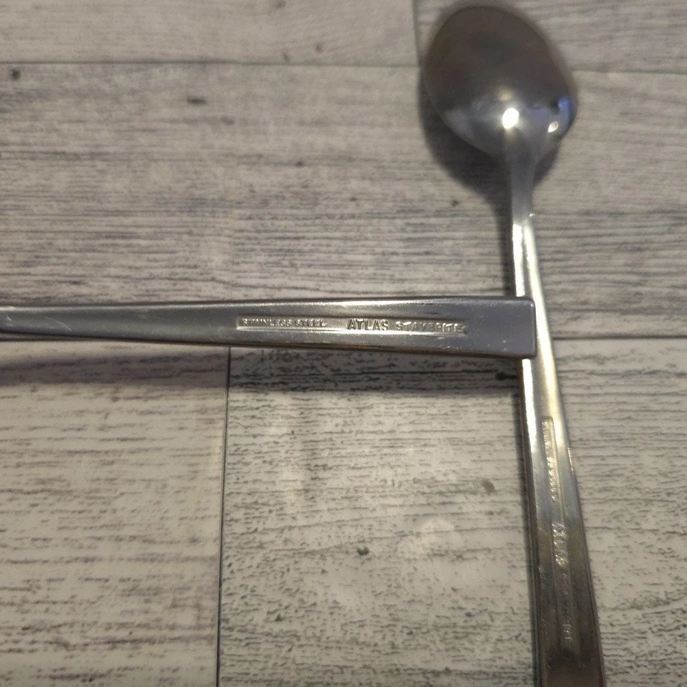 FIRTH‎ STAYBRITE VINTAGE SET OF 6 STAINLESS STEEL TEASPOONS BOXED - Picture 7 of 9